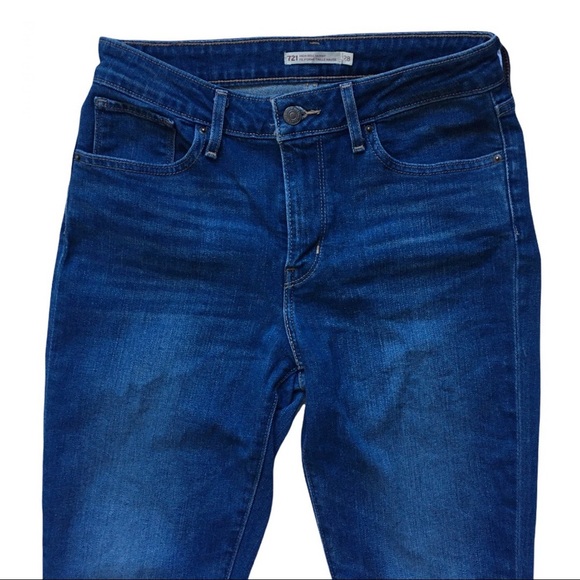Levi’s 721 high waist skinny jeans size W28 L30 - Picture 5 of 16